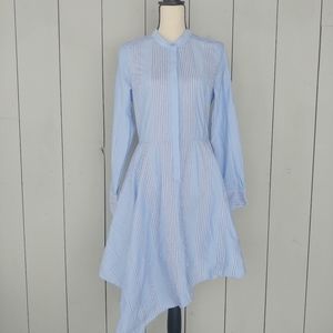 BCBGMAXAZRIA | Rayanne Cotton Asymmetrical Dress